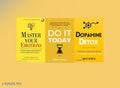 BOOK EMPIRE Combo of 3 Books Set Master Your Emotion + Dopamine Detox by Thibaut Meurisse + Do it Today by Darius Forou, English Paperback Edition