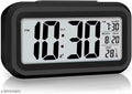 Digital LED Alarm Clock for Home & Table | Large Display with Light, Snooze, Alarm, Date & Temperature | Ideal for Students, Kids, College & Seniors